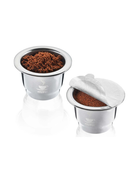 2 cápsulas de café para el kit de cápsulas Gefu Conscio