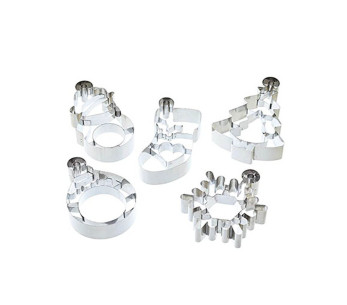 Kitchen Craft 5-delige gebakset met glas-in-loodeffect 2