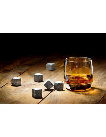Set mit 9 erfrischenden Whiskeysteinen Pradel Excellence