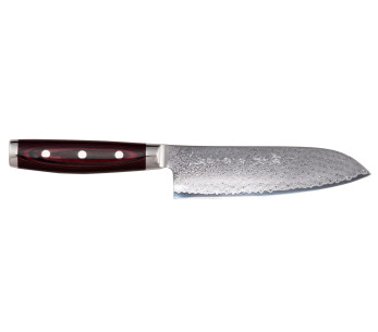 Yaxell SUPERGOU Cuchillo santoku japonés 16.5cm Hoja de damasco de 161 capas