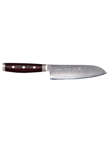 Yaxell SUPERGOU Cuchillo santoku japonés 16.5cm Hoja de damasco de 161 capas