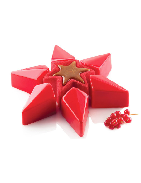Kit 2 Silikomart silicone star molds