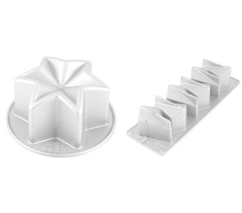 Set mit 2 Silikomart-Sternformen aus Silikon