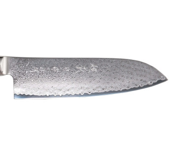 Yaxell SUPERGOU Japanilainen santokuveitsi 16.5cm 161-kerroksinen damascusterä 16.5cm 2