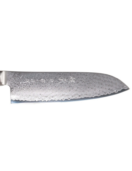 Yaxell SUPERGOU Cuchillo santoku japonés 16.5cm Hoja de damasco de 161 capas