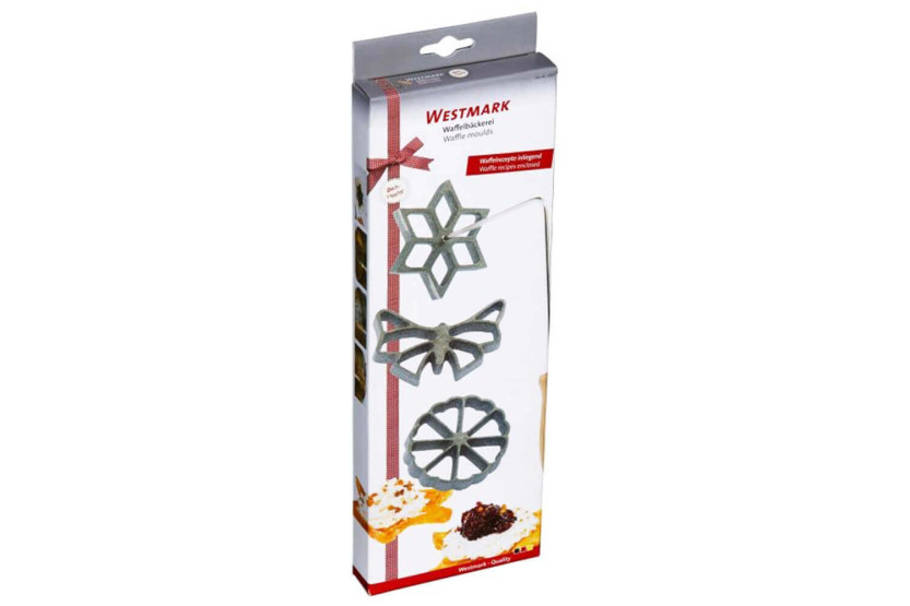 Kit di stampi per cialde Westmark a 3 motivi
