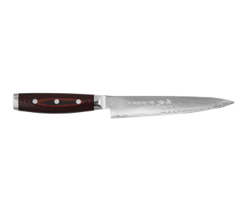 Yaxell SUPERGOU 18cm 161-kerroksinen damascuksesta valmistettu japanilainen viipalointiveitsi