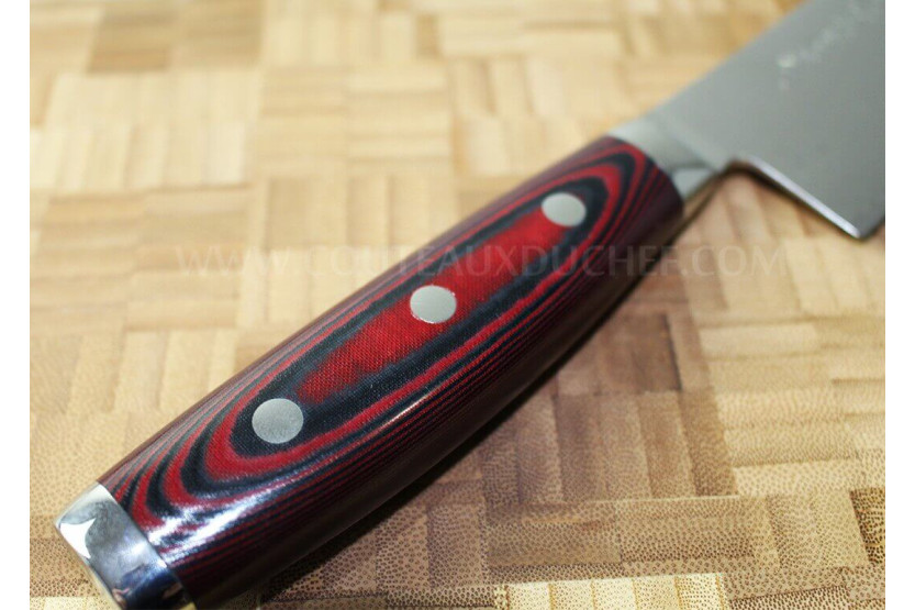 Yaxell SUPERGOU 18cm 161-kerroksinen damascuksesta valmistettu japanilainen viipalointiveitsi