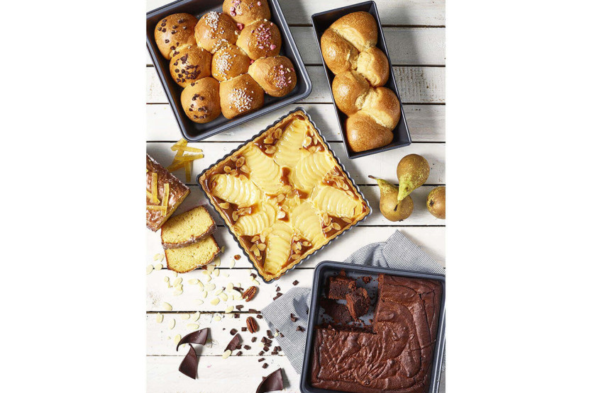 Conjunto de 3 peças para tartes De Buyer Homebaking