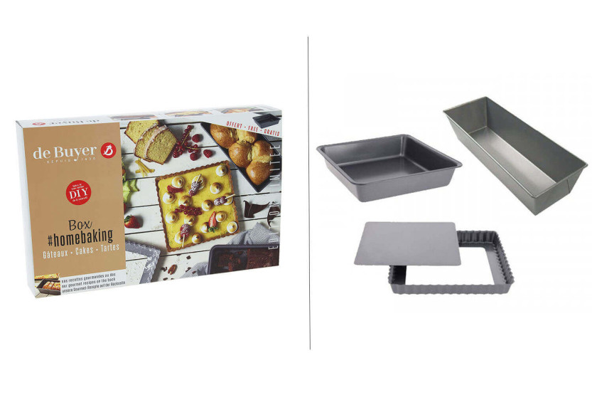 Conjunto de 3 peças para tartes De Buyer Homebaking