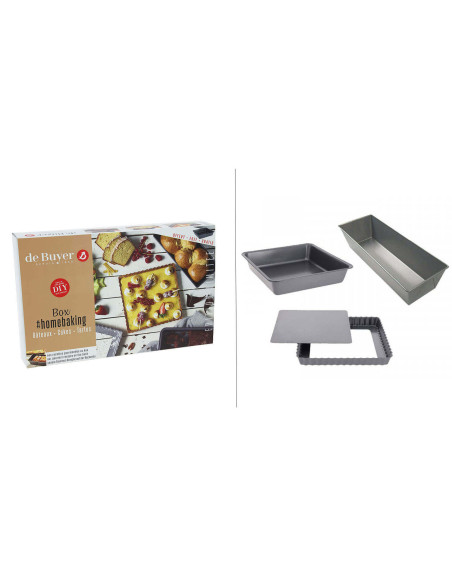 Doos taart tarte De BuyerHomebaking 3 stuks