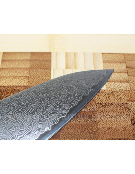 Japanisches Aufschnittmesser Yaxell SUPERGOU 18cm Damast 161 Lagen