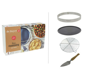 Coffret tarte De Buyer Hembakning 4 delar