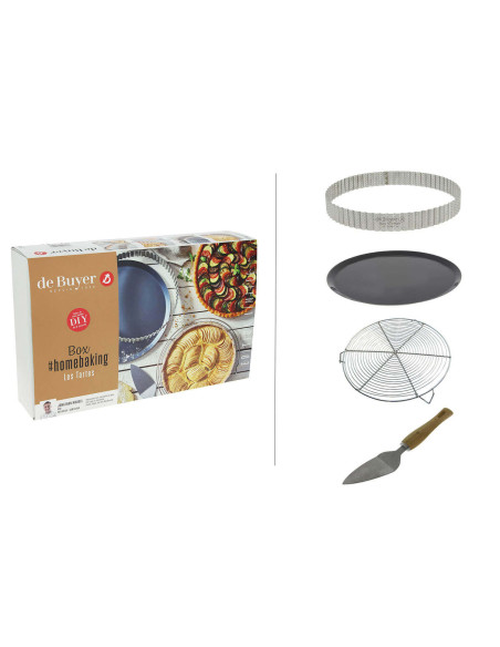 Coffret tarte De Buyer Hembakning 4 delar