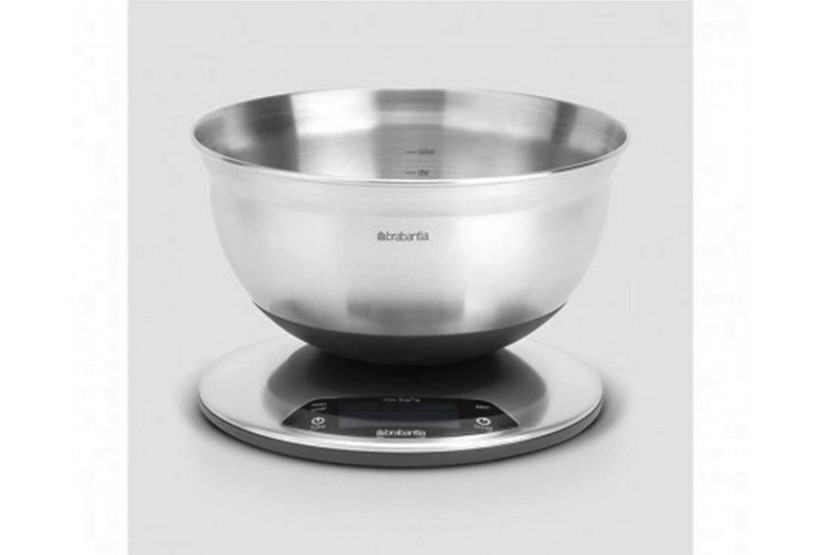 Brabantia Profil Line digitaalinen keittiövaaka, jossa on ajastin