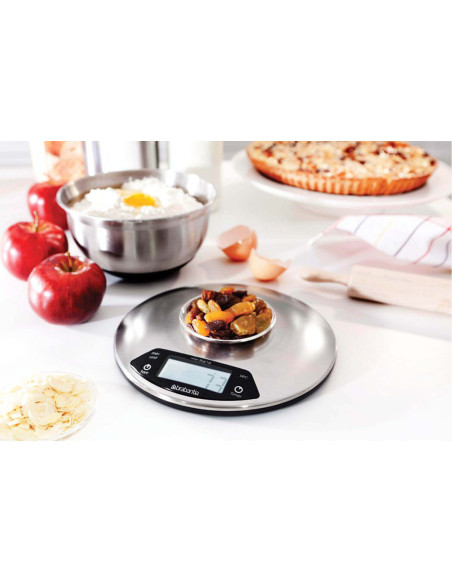Balança de cozinha digital Brabantia Profil Line com temporizador