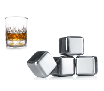 Set van 4 Vacu Vin whiskystenen