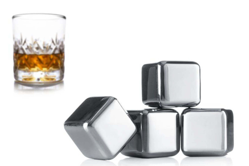 Set van 4 Vacu Vin whiskystenen