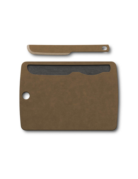Espalhador de fibras de papel Victorinox Epicurean + Faca para barrar integrado