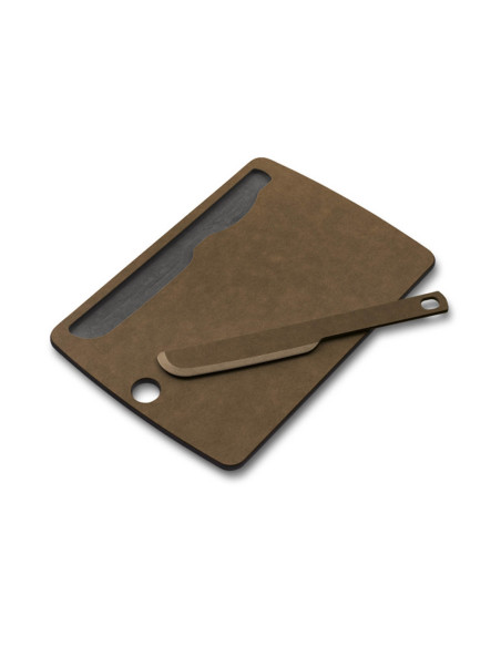 Espalhador de fibras de papel Victorinox Epicurean + Faca para barrar integrado