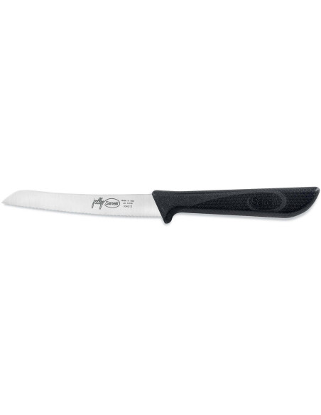 Juego de 3 cuchillos de cocina Sanelli Jolly de acero inoxidable con mango negro