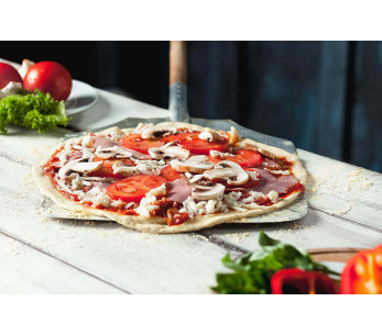 Kitchen Craft pelador de pizza 65x30,5cm metal y mango de madera 2