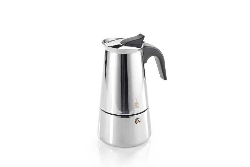 Gefu Emilio italiensk kaffetrakter i rustfritt stål for alle brennere