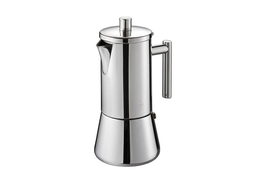 Gefu Nando, moderna caffettiera italiana universale in acciaio inox