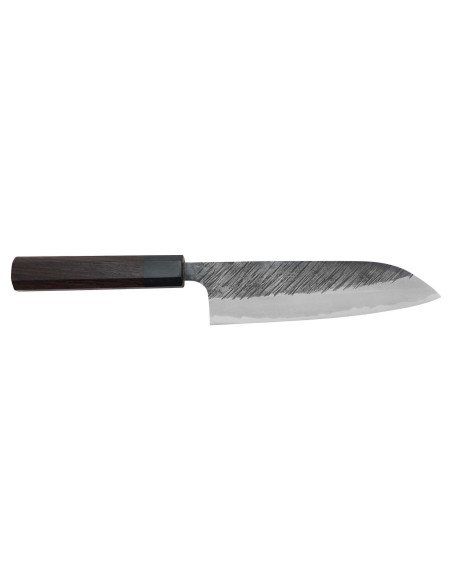 Yu Kurosaki Fujin Nero 17cm coltello santoku giapponese fatto a mano