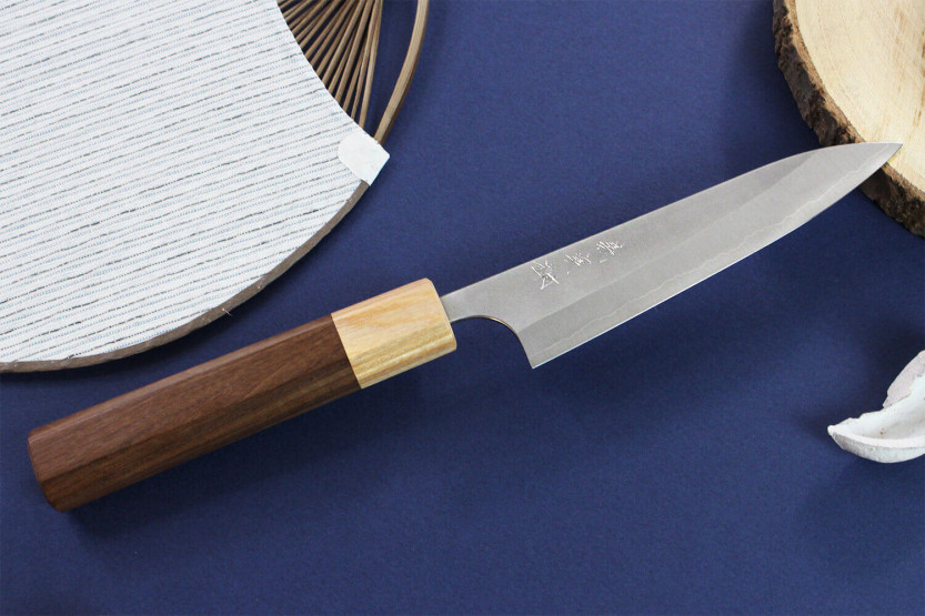 Yoshimi Kato AS Nashiji 12cm käsintehty japanilainen yleispuukko