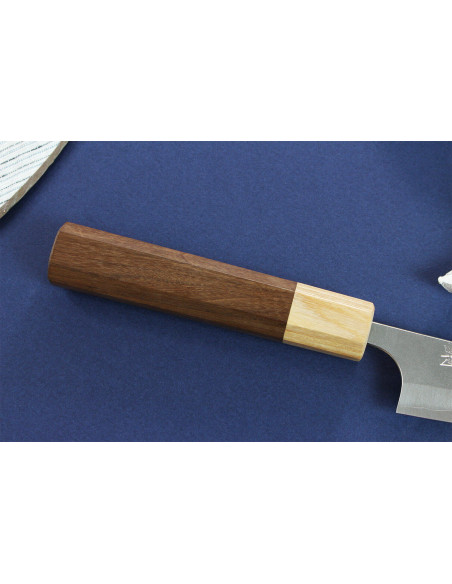 Yoshimi Kato AS Nashiji coltello universale giapponese da 12 cm fatto a mano