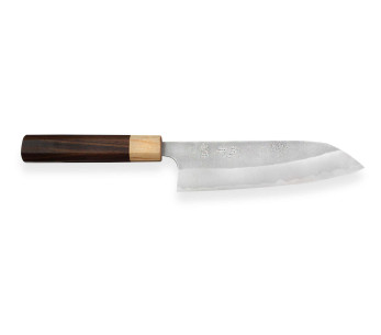 Håndlaget japansk santokukokniv Yoshimi Kato AS Nashiji 17 cm