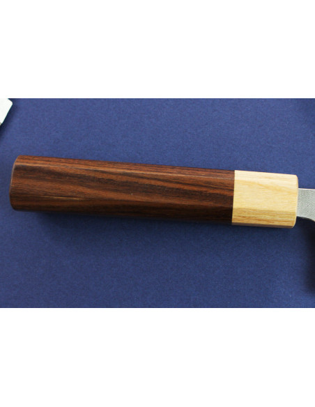 Yoshimi Kato AS Nashiji 17cm coltello santoku giapponese fatto a mano