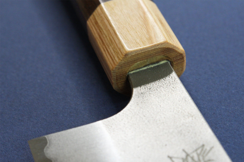 Yoshimi Kato AS Nashiji 17cm coltello santoku giapponese fatto a mano