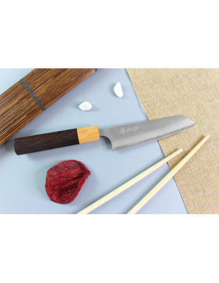Yoshimi Kato AS Nashiji 13,5 cm håndlavet japansk ko-bunka-kniv