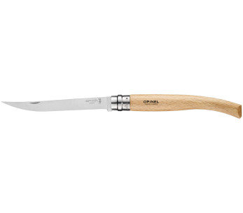 Cuchillo opinel Effilé n°12 12cm hoja giratoria mango de haya