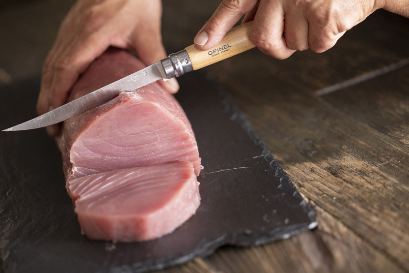 Faca opinel Effilé n°12 Lâmina rotativa de 12 cm Cabo em faia