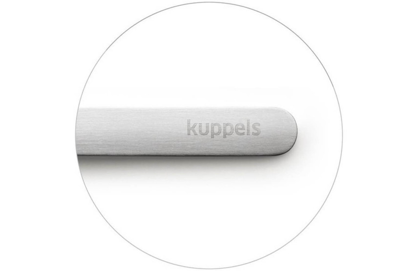 4 peças de Kuppels de aço inoxidável 18/0 Set 2 Go + estojo de arrumação