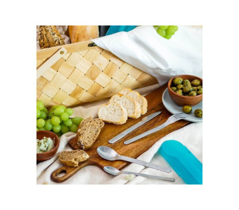 4 peças de Kuppels de aço inoxidável 18/0 Set 2 Go + estojo de arrumação 2