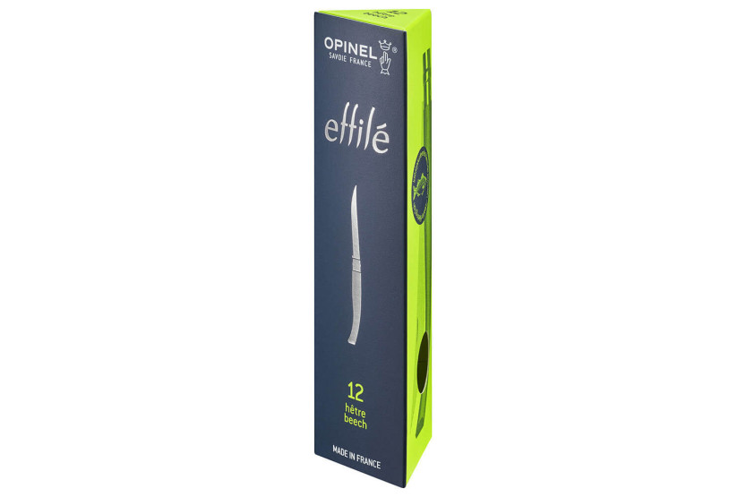 Opinel Effilé n°12 kniv 12cm roterande blad bokträhandtag