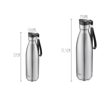 Gourde isotherme en inox Gefu Olimpio argent 2
