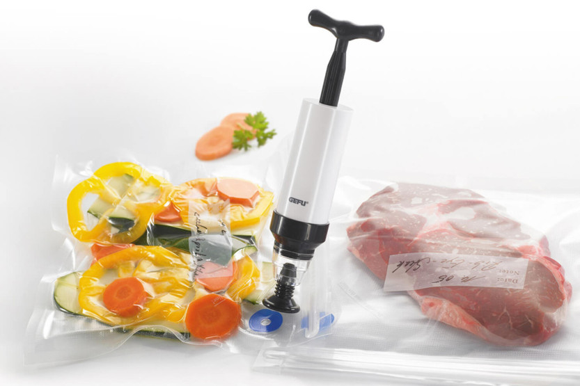 Gefu Vaco vacuum bagging kit with 10 bags