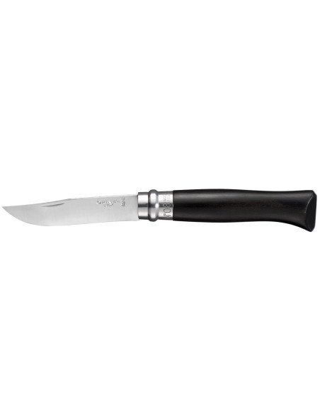 Opinel Luxury Knife N°08 Ebony håndtak og blad i rustfritt stål