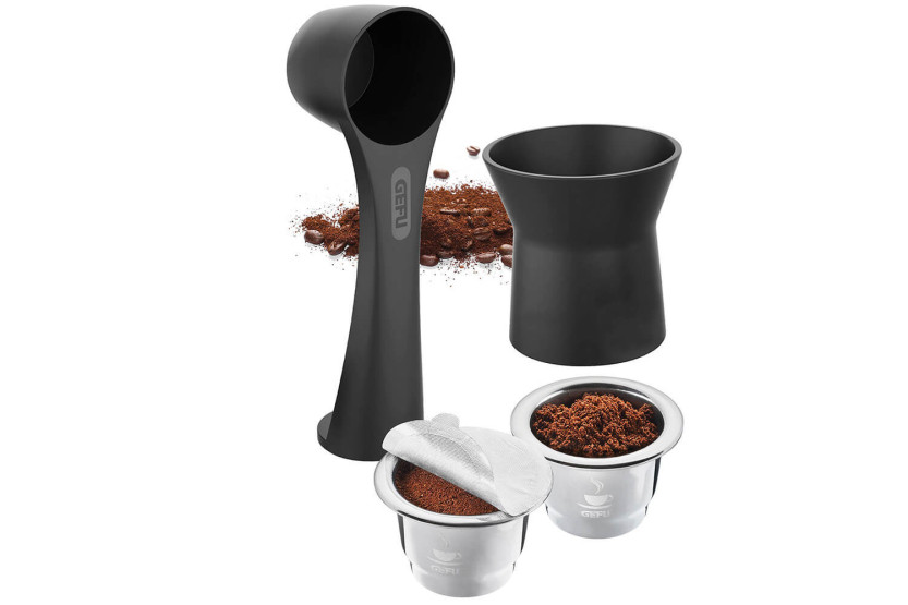 Kit para cápsulas de café reutilizables Gefu Conscio