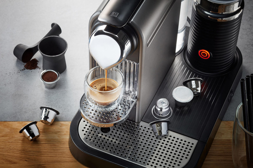 Kit para cápsulas de café reutilizables Gefu Conscio