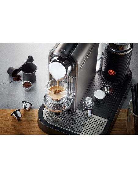 Kit para cápsulas de café reutilizables Gefu Conscio