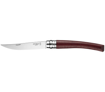 Opinel-Messer Effilé n°10 mit 10 cm Klinge und drehbarer Zwinge, Padouk-Griff