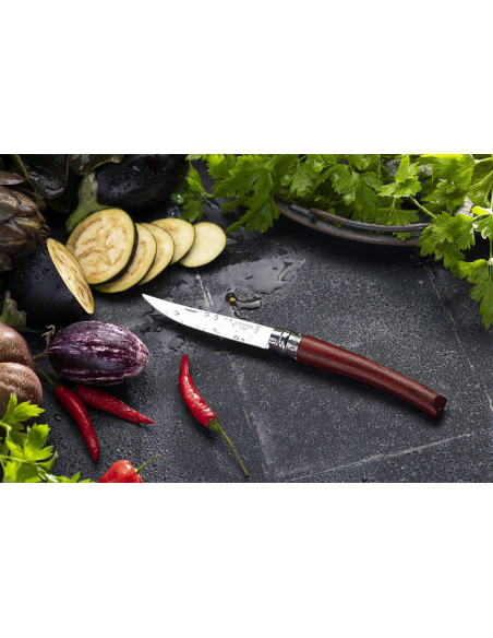 Effilé n°10 coltello opinel 10cm lama rotante manico padouk