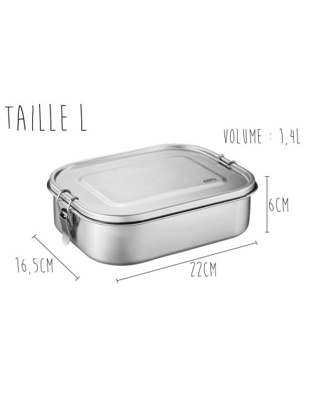 Fiambrera Gefu Endure en inox - 2 tailles