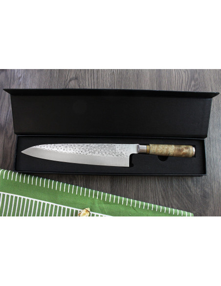 Takeshi Saji R2 Tsuchime 24cm japansk smidd kockkniv